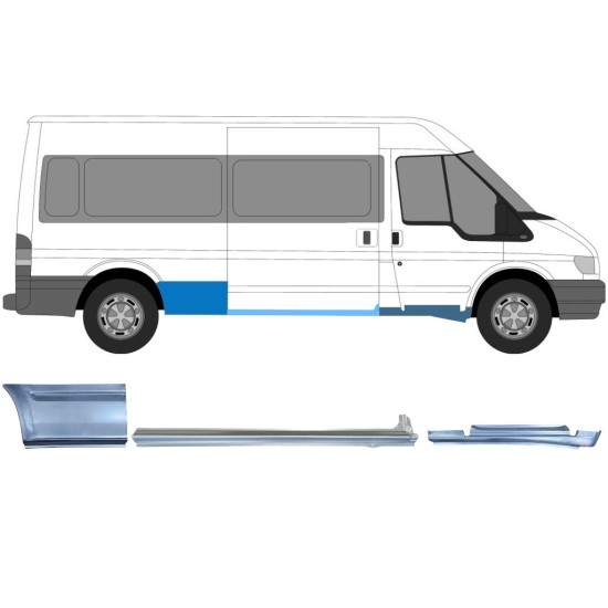 Kit de reparos para Ford Transit 2000-2013  / LWB / Direito /  12436