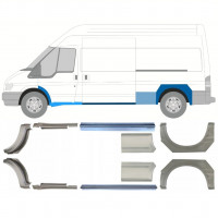 Painel de reparação da soleira com guarda-lamas traseiro para Ford Transit 2000-2013  / LWB / Conjunto 12678