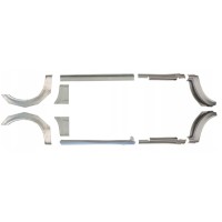 Painel de reparação da soleira com guarda-lamas traseiro para Ford Transit 2000-2013 / MWB / Esquerda+Direita / Conjunto 10637