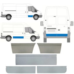 Painel de reparação das portas para Ford Transit 2000-2013 / Esquerda+Direita / Conjunto 11387