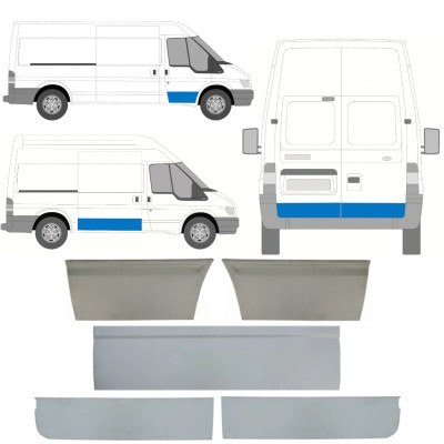 Painel de reparação das portas para Ford Transit 2000-2013 / Conjunto 11387