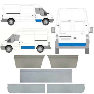 Painel de reparação das portas para Ford Transit 2000-2013 / Conjunto 11389