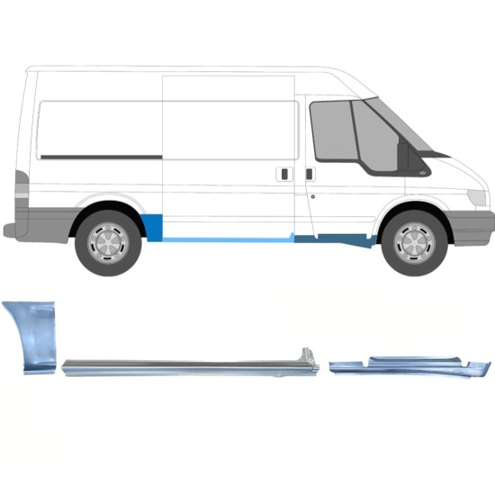 Kit de reparos para Ford Transit 2000-2013  / MWB / Direito /  12434