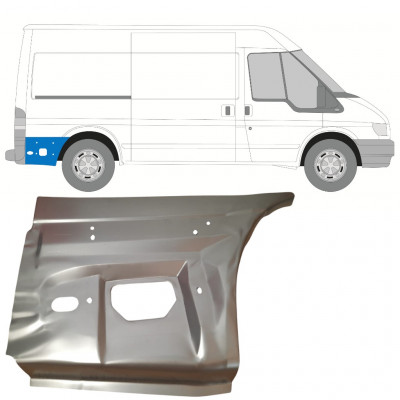 Painel de reparação do guarda-lamas traseiro para Ford Transit 2000-2013 / Direito 11756