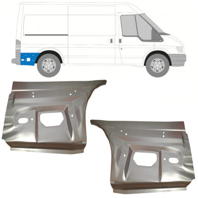 Painel de reparação do guarda-lamas traseiro para Ford Transit 2000-2013 / Conjunto 11759