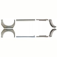 Painel de reparação da soleira com guarda-lamas traseiro para Ford Transit 2000-2013 / Conjunto 9694