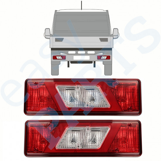 Luz traseira para Ford Transit 2014- / Esquerda+Direita / Conjunto 10081