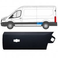 Moldura lateral do guarda-lamas traseiro para Ford Transit 2014-  / LWB / Esquerdo 11689