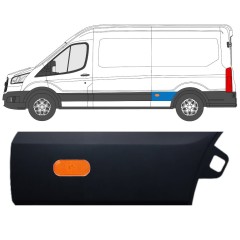 Moldura lateral do guarda-lamas traseiro para Ford Transit 2014- / Esquerdo / Conjunto 11691