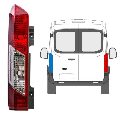 Luz traseira para Ford Transit 2014- / Esquerdo 16093