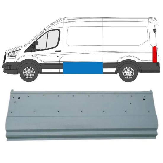 Painel de reparação lateral para Ford Transit 2014- / Esquerdo 14922