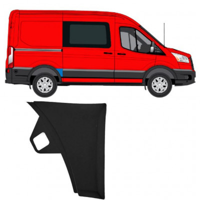 Moldura lateral do guarda-lamas traseiro para Ford Transit 2014-  / SWB / Direito 11719