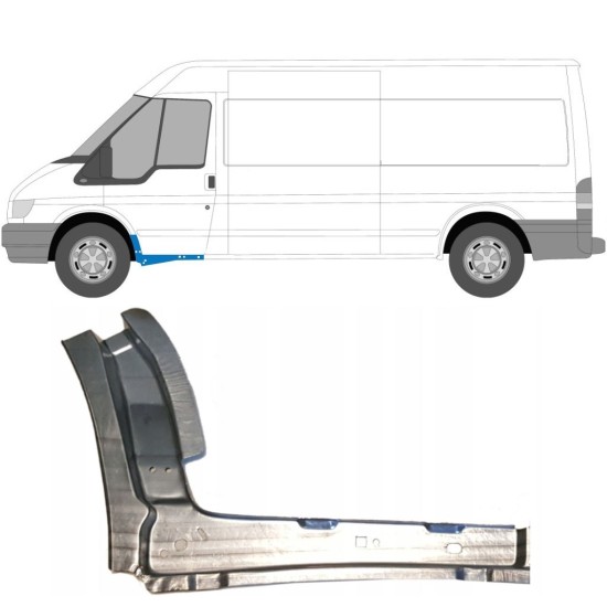 Painel de reparação interna da soleira para Ford Transit 2000-2013 / Esquerdo 11908