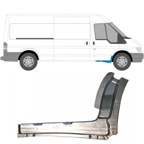 Painel de reparação interna da soleira para Ford Transit 2000-2013 / Direito 11907