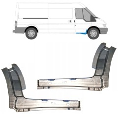 Painel de reparação interna da soleira para Ford Transit 2000-2013 / Esquerda+Direita / Conjunto 11909