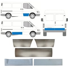 Painel de reparação das portas para Ford Transit 1986-2000 / Esquerda+Direita / Conjunto 11395