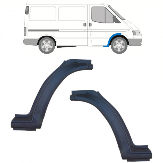 Painel de reparação do guarda-lamas dianteiro para Ford Transit 1991-2000 / Conjunto 11582