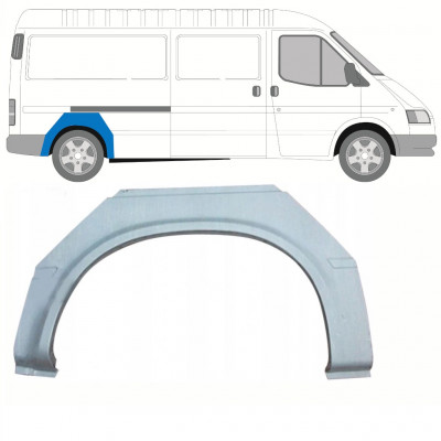 Painel de reparação do guarda-lamas traseiro para Ford Transit 1991-2000 / LWB / Direito 8440