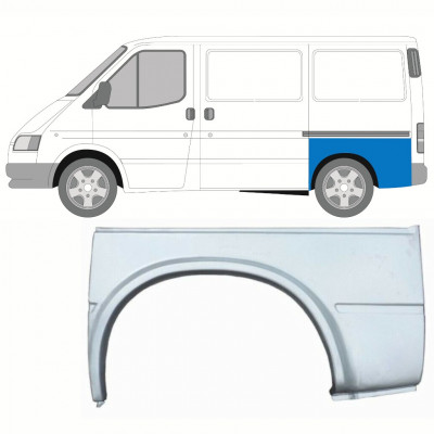 Painel de reparação do guarda-lamas traseiro para Ford Transit 1991-2000 / Esquerdo 8818