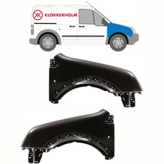 Guarda-lamas dianteiro para Ford Transit Connect 2003-2013 / Esquerda+Direita / Conjunto 10791