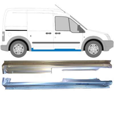 Soleira completa para Ford Transit Connect 2003-2013 / Esquerda+Direita / Conjunto 14614