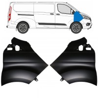Guarda-lamas dianteiro para Ford Transit Custom 2017-2021 / Esquerda+Direita / Conjunto 17100