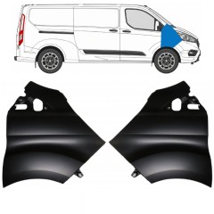 Guarda-lamas dianteiro para Ford Transit Custom 2017-2021 / Esquerda+Direita / Conjunto 17100