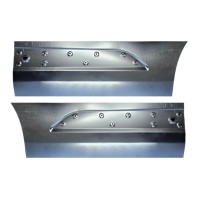 Painel de reparação das portas dianteiras para Ford Transit Custom 2013- / Esquerda+Direita / Conjunto 15967