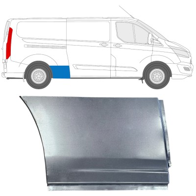 Painel de reparação do guarda-lamas traseiro para Ford Transit Custom 2013- / Direito 15970