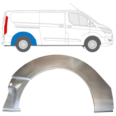 Painel de reparação da soleira para Ford Transit Custom 2013- / Direito 14647