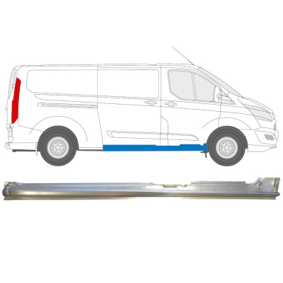 Soleira completa para porta deslizante para Ford Transit Custom 2013- / Direito 14644
