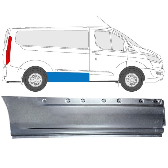 Painel de reparação lateral para Ford Transit Custom 2013- / Direito 15973
