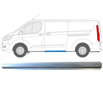 Painel de reparação da soleira da porta deslizante para Ford Transit Custom 2013-2023 / Esquerdo 16897