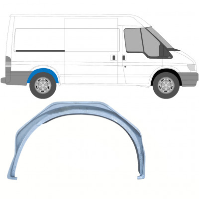 Painel de reparação interna do arco da roda traseira para Ford Transit 2000- / Direito 7166