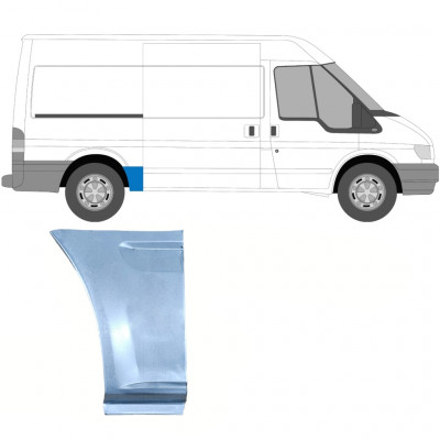 Painel de reparação do guarda-lamas traseiro para Ford Transit 2000- / MWB / Direito 7164