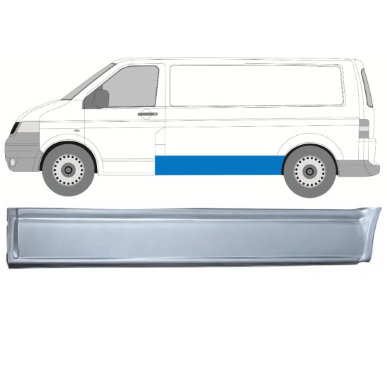 Painel de reparação lateral externa para Volkswagen Transporter T5 2003-2015 / Esquerdo 17223