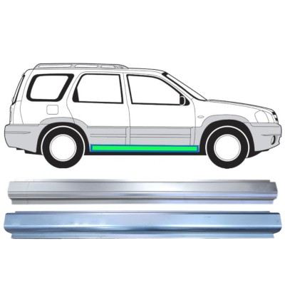 Painel de reparação interna da soleira para Mazda Tribute 2001-2008 / Esquerda = Direita (simétrico) 15598