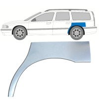 Painel de reparação do guarda-lamas traseiro para Volvo S70 V70 2000-2007 / Esquerdo 17212