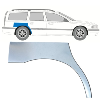 Painel de reparação do guarda-lamas traseiro para Volvo S70 V70 2000-2007 / Direito 17211