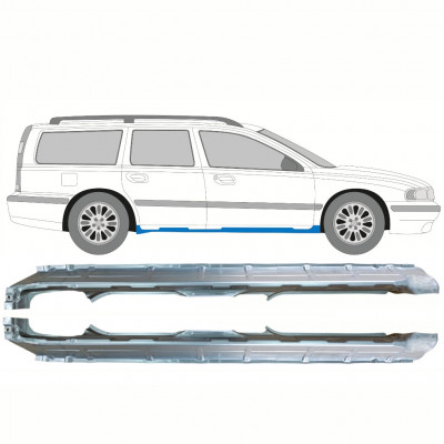 Painel de reparação da soleira para Volvo V70 2000-2007 / Esquerda+Direita / Conjunto 10344