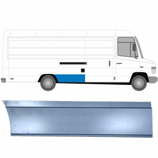 Painel de reparação do guarda-lamas traseiro para Mercedes Vario 1996- / Direito 5597