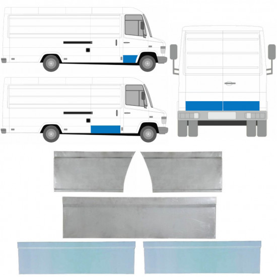 Painel de reparação das portas para Mercedes Vario 1996-2013 / Conjunto 12630