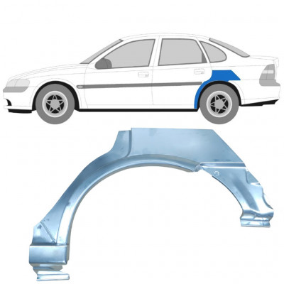 Painel de reparação do guarda-lamas traseiro para Opel Vectra 1995-2002 / Esquerdo 6890