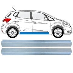 Painel de reparação da parte inferior da soleira para Kia Venga 2010-2019 / Esquerda+Direita / Conjunto 16887