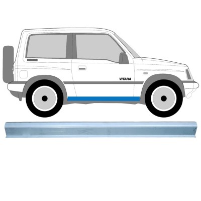 Painel de reparação da soleira para Suzuki Vitara 1988-1998 / Esquerda = Direita (simétrico) 15124