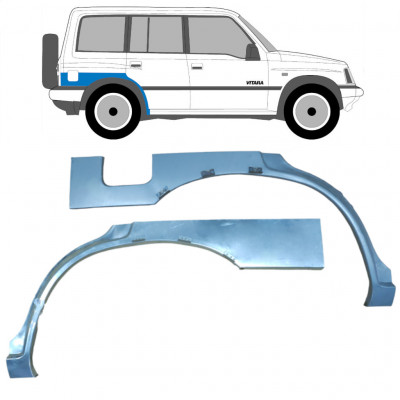 Painel de reparação do guarda-lamas traseiro para Suzuki Vitara 1996-2003 / Esquerda+Direita / Conjunto 9554