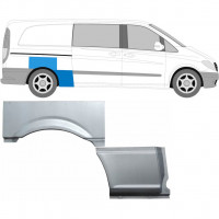 Painel de reparação do guarda-lamas traseiro para Mercedes Vito 2003-2010 / Direito / Conjunto 9275