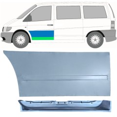 Painel de reparação interna e externa das portas dianteiras para Mercedes Vito I W638 1996-2003 / Esquerdo / Conjunto 12017