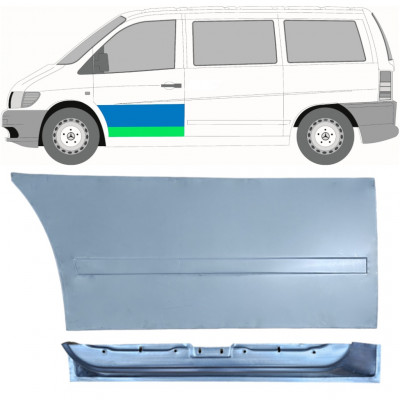 Painel de reparação interna e externa das portas dianteiras para Mercedes Vito 1996-2003 / Esquerdo / Conjunto 12017