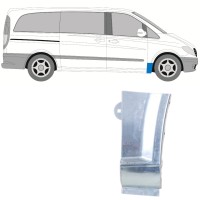 Painel de reparação do guarda-lamas dianteiro para Mercedes Vito W639 2003-2014 / Direito 16809